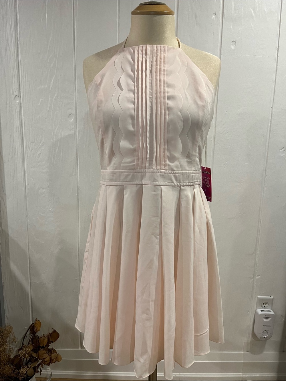 Light Pink Halter Dress by Double Zero